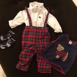 Janie and jack 6-12 month holiday outfit